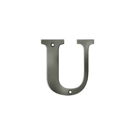 Deltana 4 Residential Letter U, 10PK RL4U-15A-XCP10